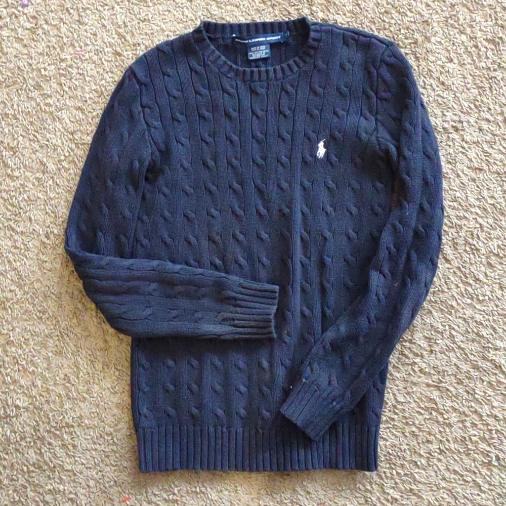 Ralph Lauren Navy Blue Cardigan S